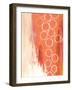 Flying with Colors 1 - Orange-Sophia Buddenhagen-Framed Art Print