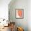 Flying with Colors 1 - Orange-Sophia Buddenhagen-Framed Art Print displayed on a wall