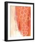 Flying with Colors 1 - Orange-Sophia Buddenhagen-Framed Art Print