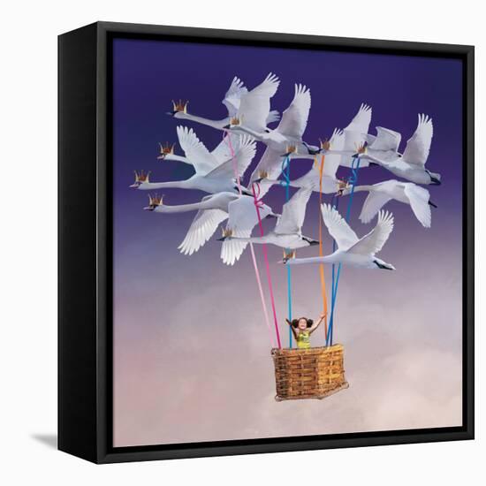 Flying with Swans-Nancy Tillman-Framed Stretched Canvas