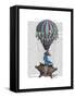 Flying Zebra-Fab Funky-Framed Stretched Canvas