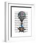 Flying Zebra-Fab Funky-Framed Art Print