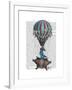 Flying Zebra-Fab Funky-Framed Art Print