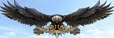 American Eagle Sky-FlyLand Designs-Giclee Print