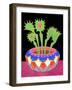 Flytraps in a Pot, 2021 (Acrylic on Panel)-Tsz Kam-Framed Giclee Print