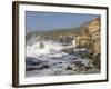 Foam Thrown in Air When Hitting Rocks, Garrapata State Park, Entrance No.7, California, USA-Tom Norring-Framed Photographic Print