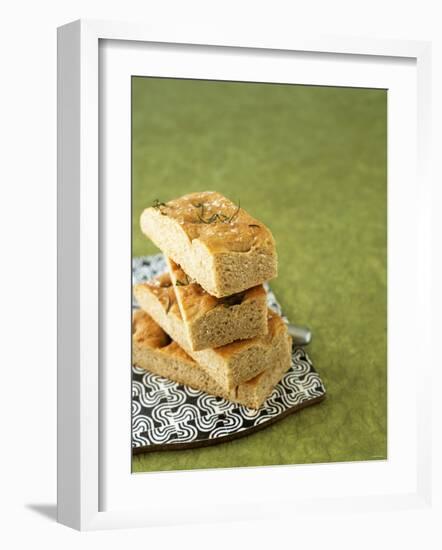 Focaccia Nera (Wholemeal Focaccia), Calabria, Italy-Sara Danielsson-Framed Photographic Print