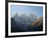 Focobon mountain range in the Pale di San Martino in the Dolomites of Trentino.-Martin Zwick-Framed Photographic Print