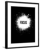 Focus Black-NaxArt-Framed Art Print