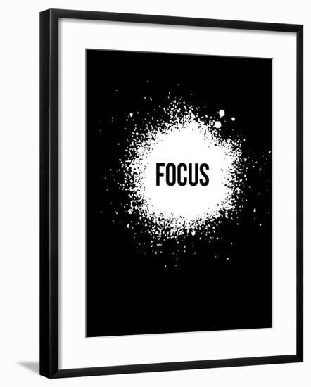 Focus Black-NaxArt-Framed Art Print