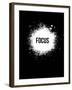 Focus Black-NaxArt-Framed Art Print