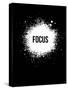 Focus Black-NaxArt-Stretched Canvas