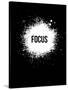 Focus Black-NaxArt-Stretched Canvas