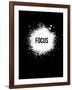 Focus Black-NaxArt-Framed Art Print