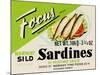 Focus Brand Norway Sild Sardines-null-Mounted Art Print