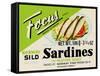 Focus Brand Norway Sild Sardines-null-Framed Stretched Canvas