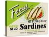 Focus Brand Norway Sild Sardines-null-Stretched Canvas