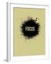 Focus Grey-NaxArt-Framed Art Print