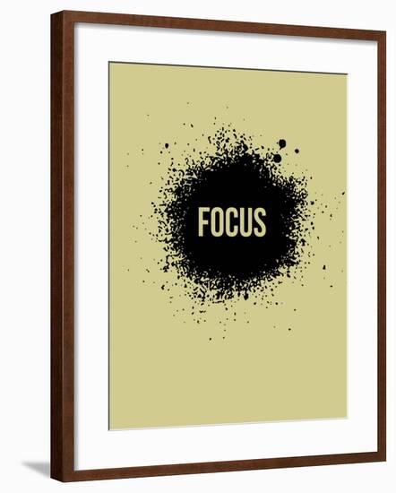 Focus Grey-NaxArt-Framed Art Print