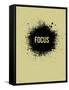 Focus Grey-NaxArt-Framed Stretched Canvas