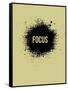 Focus Grey-NaxArt-Framed Stretched Canvas