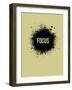 Focus Grey-NaxArt-Framed Art Print