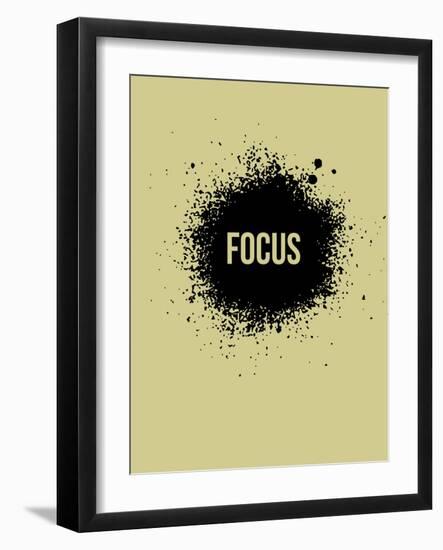 Focus Grey-NaxArt-Framed Art Print