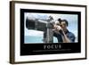 Focus: Inspirational Quote and Motivational Poster-null-Framed Photographic Print