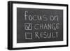 Focus on Change-Yury Zap-Framed Photographic Print