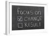 Focus on Change-Yury Zap-Framed Photographic Print