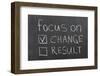 Focus on Change-Yury Zap-Framed Photographic Print