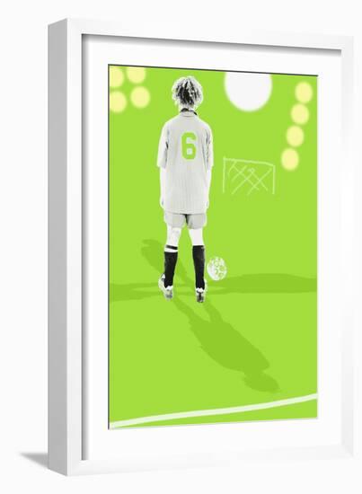 Focus on soccer-null-Framed Giclee Print