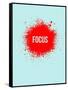 Focus Splatter 2-NaxArt-Framed Stretched Canvas