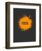 Focus Splatter 3-NaxArt-Framed Art Print