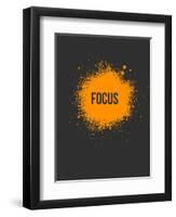 Focus Splatter 3-NaxArt-Framed Art Print