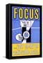 Focus-null-Framed Stretched Canvas