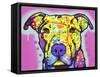 Focused Pit-Dean Russo-Framed Stretched Canvas