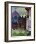 Foehn in the Garden of Franz Marc, 1915-Paul Klee-Framed Giclee Print