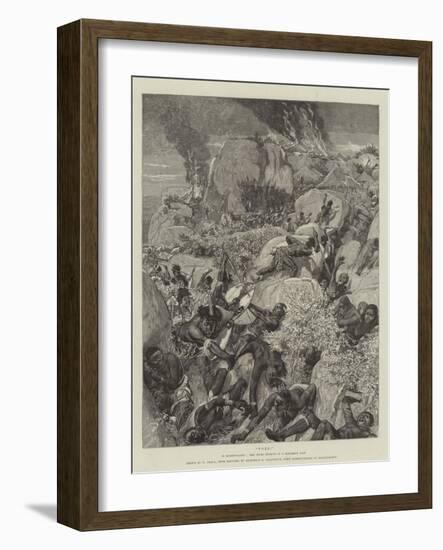 Foes! in Mashonaland, the Cruel Effects of a Matable Raid-William Small-Framed Giclee Print