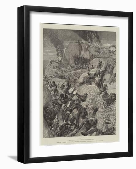 Foes! in Mashonaland, the Cruel Effects of a Matable Raid-William Small-Framed Giclee Print