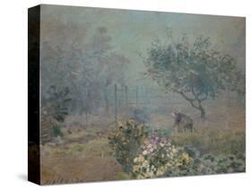 Fog, 1874-Alfred Sisley-Stretched Canvas