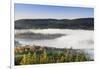 Fog about the Schluchsee, Black Forest, Baden-Wurttemberg, Germany-Markus Lange-Framed Photographic Print