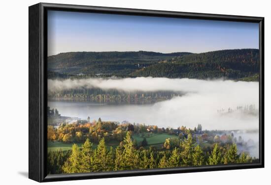 Fog about the Schluchsee, Black Forest, Baden-Wurttemberg, Germany-Markus Lange-Framed Photographic Print