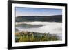 Fog about the Schluchsee, Black Forest, Baden-Wurttemberg, Germany-Markus Lange-Framed Photographic Print