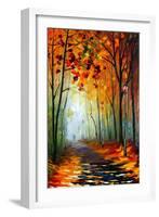 Fog Alley-Leonid Afremov-Framed Art Print