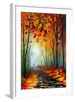 Fog Alley-Leonid Afremov-Framed Art Print