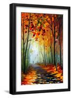 Fog Alley-Leonid Afremov-Framed Art Print