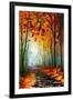 Fog Alley-Leonid Afremov-Framed Art Print