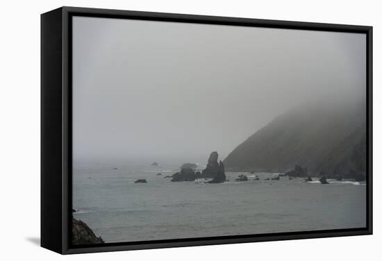 Fog Along the Pacific Coast-Carol Highsmith-Framed Stretched Canvas