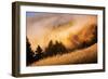 Fog and Light Collision Mount Tamalpais, Marin County, San Francisco-Vincent James-Framed Photographic Print